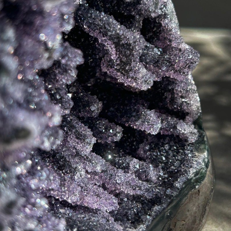 Geode di Ametista Nera